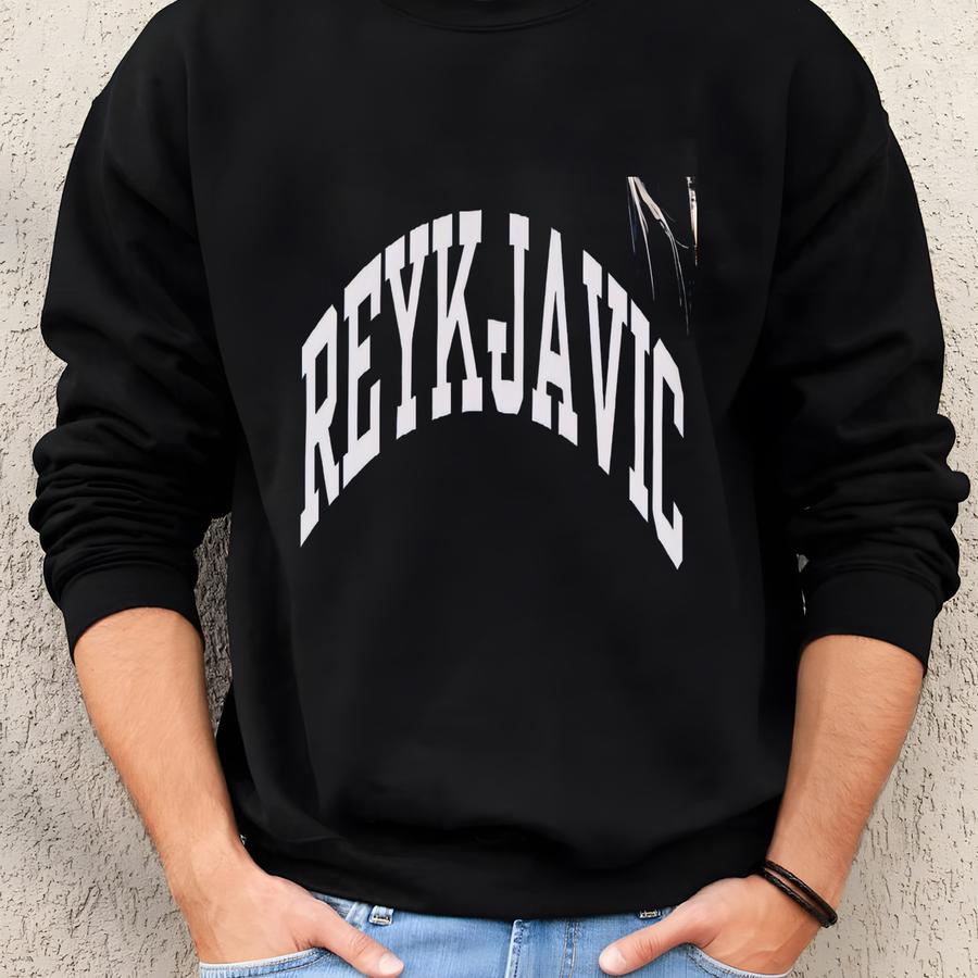 Reykjavic Sweatshirt, Reykjavic Crewneck, Iceland Sweatshirt, College Reykjavic Shirt Sweatshirt