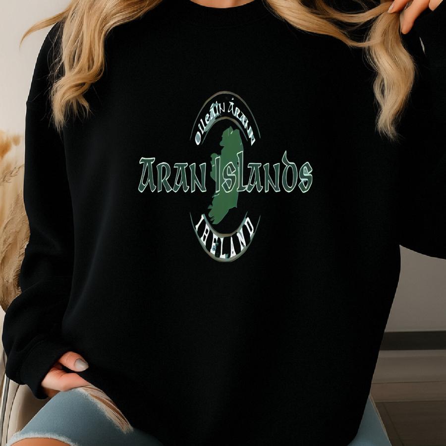 Aran Islands Ireland Long Sve T-shirt Sweatshirt