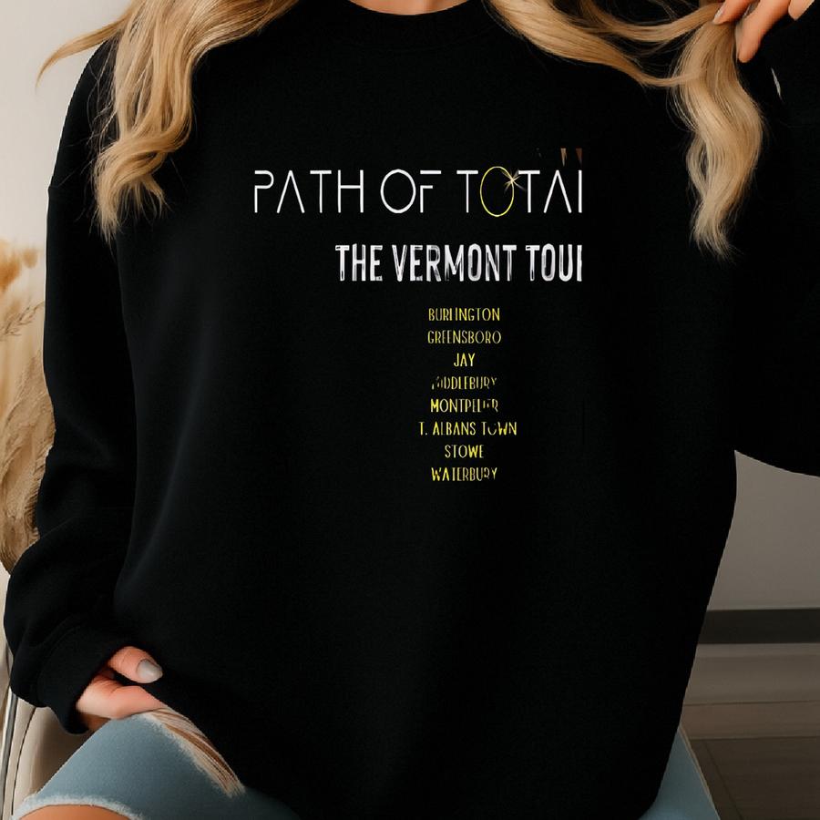 Vermont Total Solar Eclipse 2024 Unisex Heavy Blend™ Crewneck Sweatshirt Sweatshirt