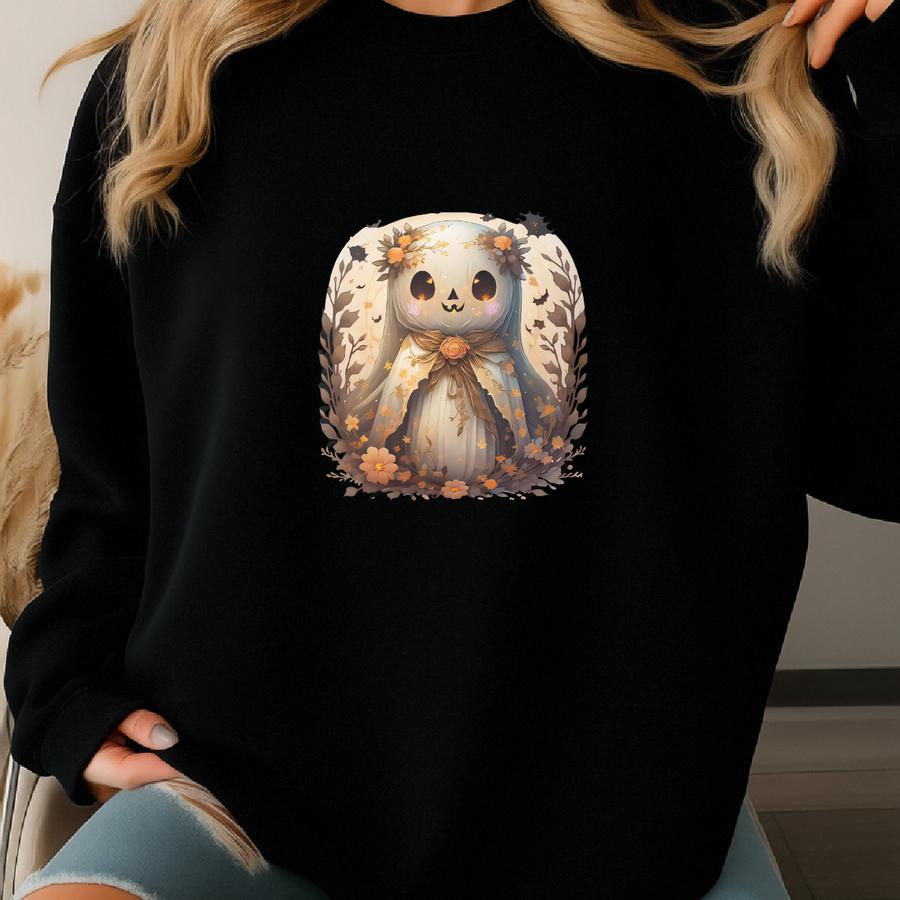 Fantasy Ghost Halloween Accent Pillow, 2 Sizes Sweatshirt