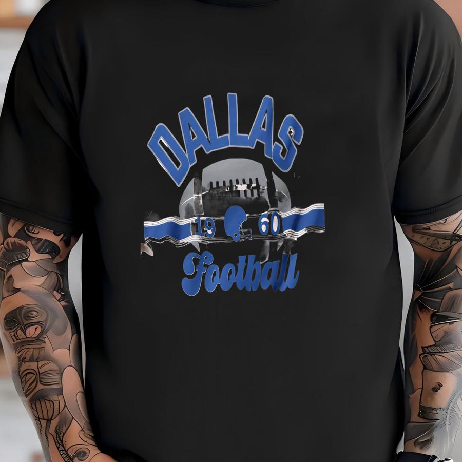 Football Vintage Hoodie, Cowboy Throwback Tee, Unisex Retro Cowboy Crewneck Shirt, Cowboy Fan Gift, Game Day Shirt T-shirt