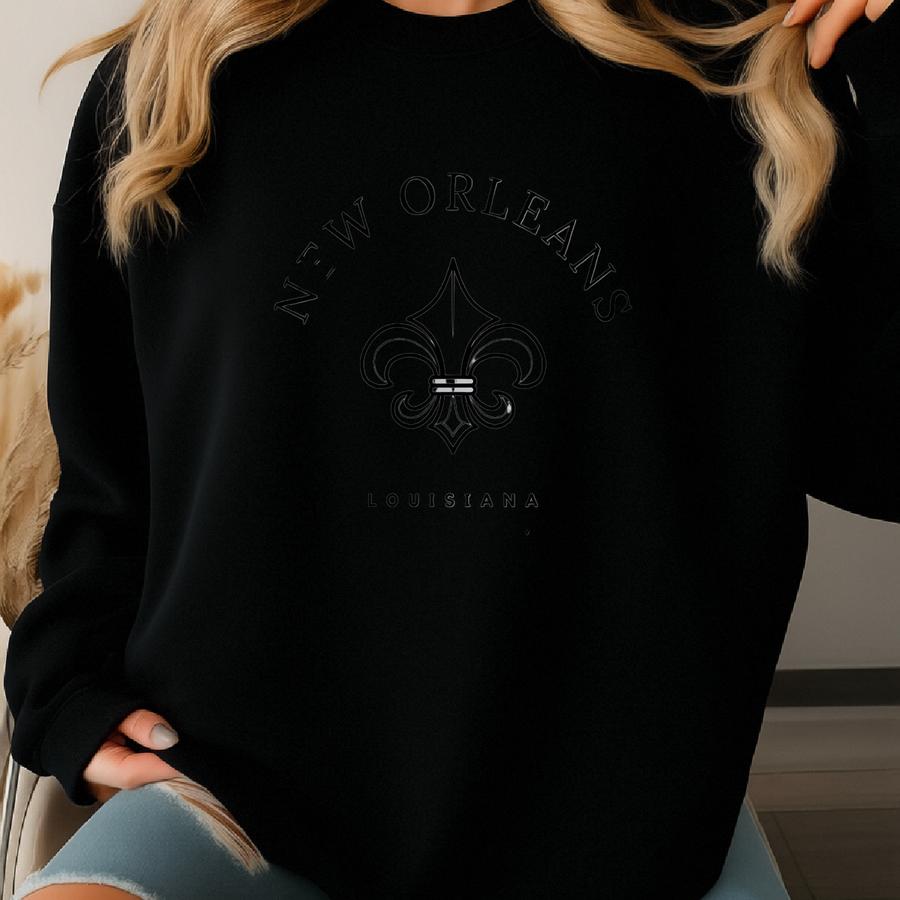 New Orleans Sweatshirt, New Orleans Crewneck, New Orleans Gifts, New Orleans Bachelorette Shirts, New Orleans Girls Trip Sweatshirt