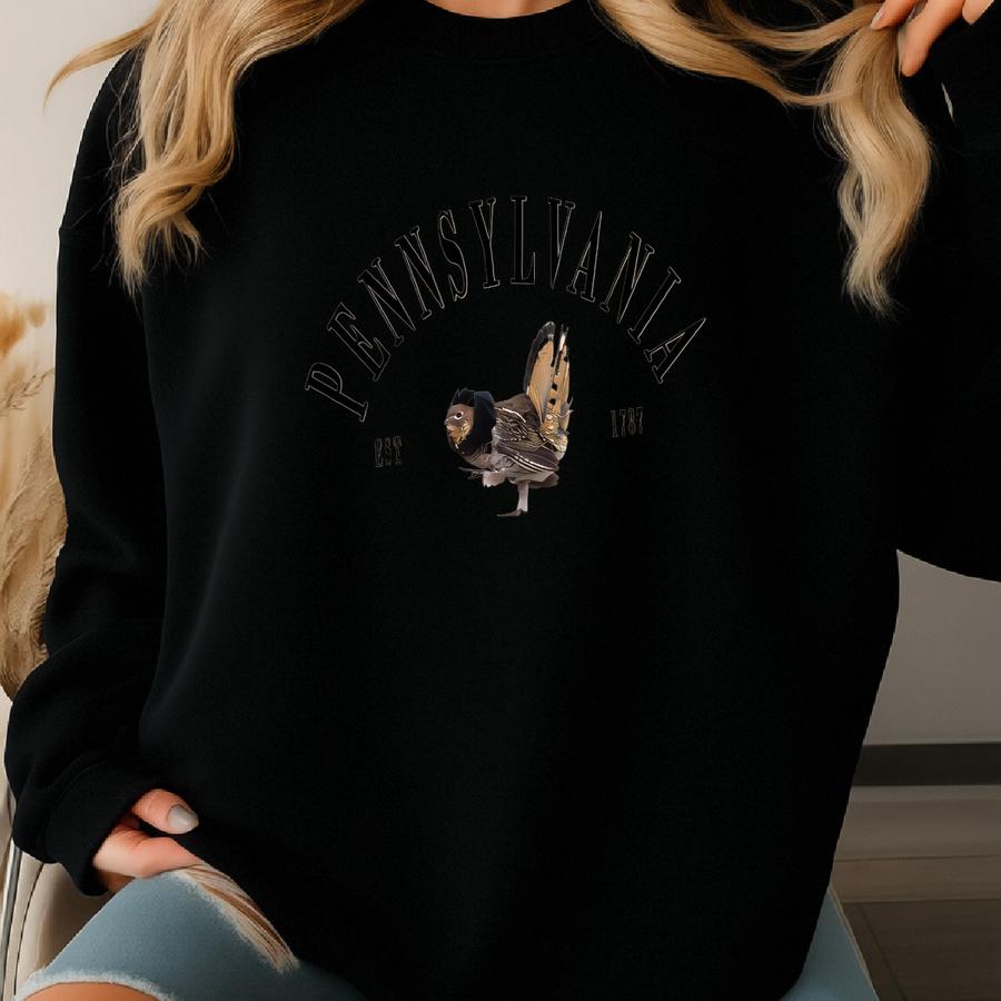 Pennsylvania State Bird Crewneck - Ruffled Grouse Sweatshirt