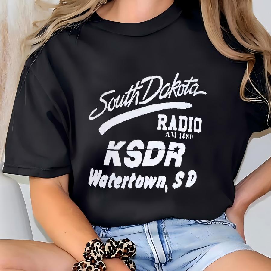 Vintage South Dakota Radio Ksdr Watertown Sd Trucker Hat  T-shirt