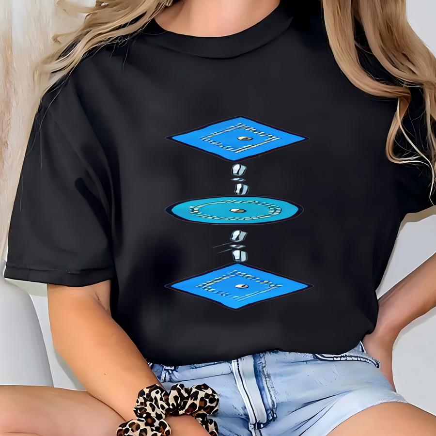 Vintage Division Of Graff Grandma Style Color Block Shirt Size Medium Women T-shirt