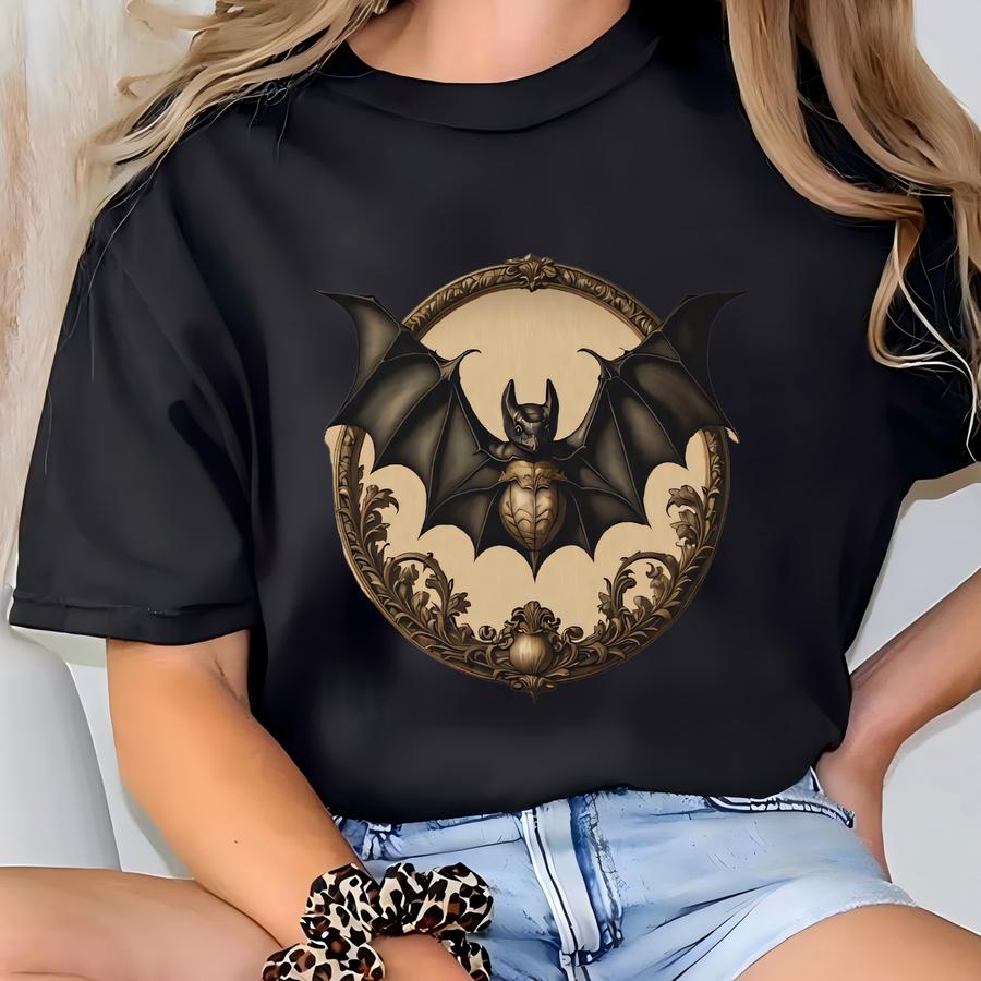 Vintage Bat Outdoor Rug T-shirt