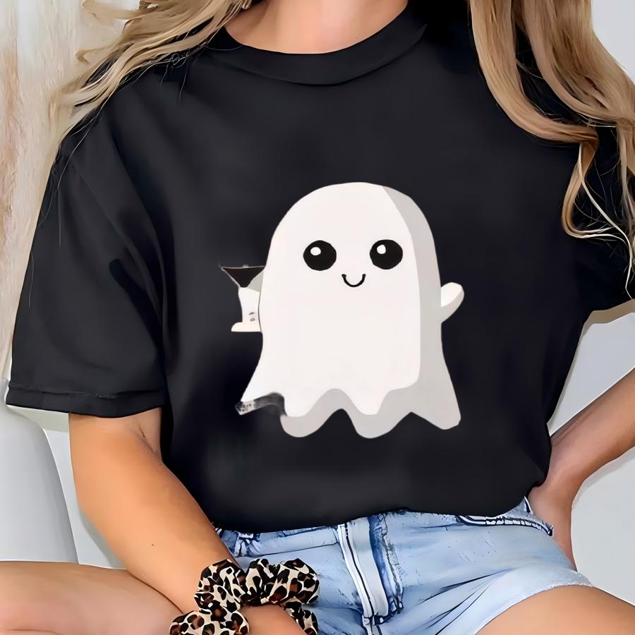 Espresso Martini Sweartshirt, Ghost Espresso Martini Crewneck, Funny Halloween Pullover, Classy Ghost Crew Neck, Espresso Martini Gift T-shirt