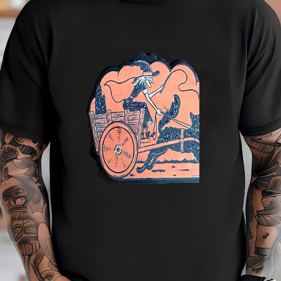 Handmade Halloween Wooden Ornaments: 1930s Vintage Style, Set Of 4 T-shirt