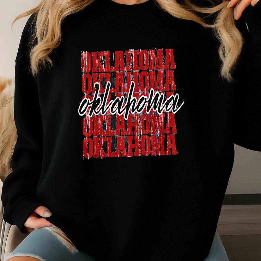 Oklahoma Vintage Shirt, Oklahoma Football Shirt, Oklahoma Tshirt, Oklahoma Game Day, Oklahoma Pride, Preppy Oklahoma Shirt Sweatshirt
