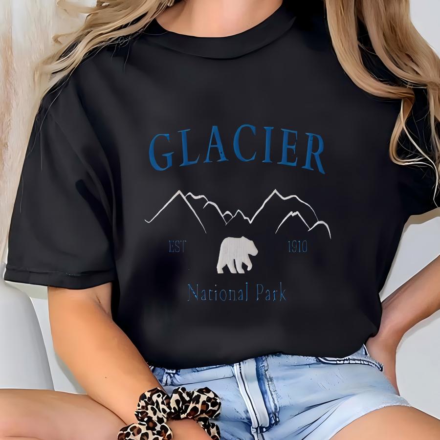 Glacier National Park Hoodie, Montana Hoodie Sweatshirt, Glacier National Park Shirt, National Park Sweater T-shirt