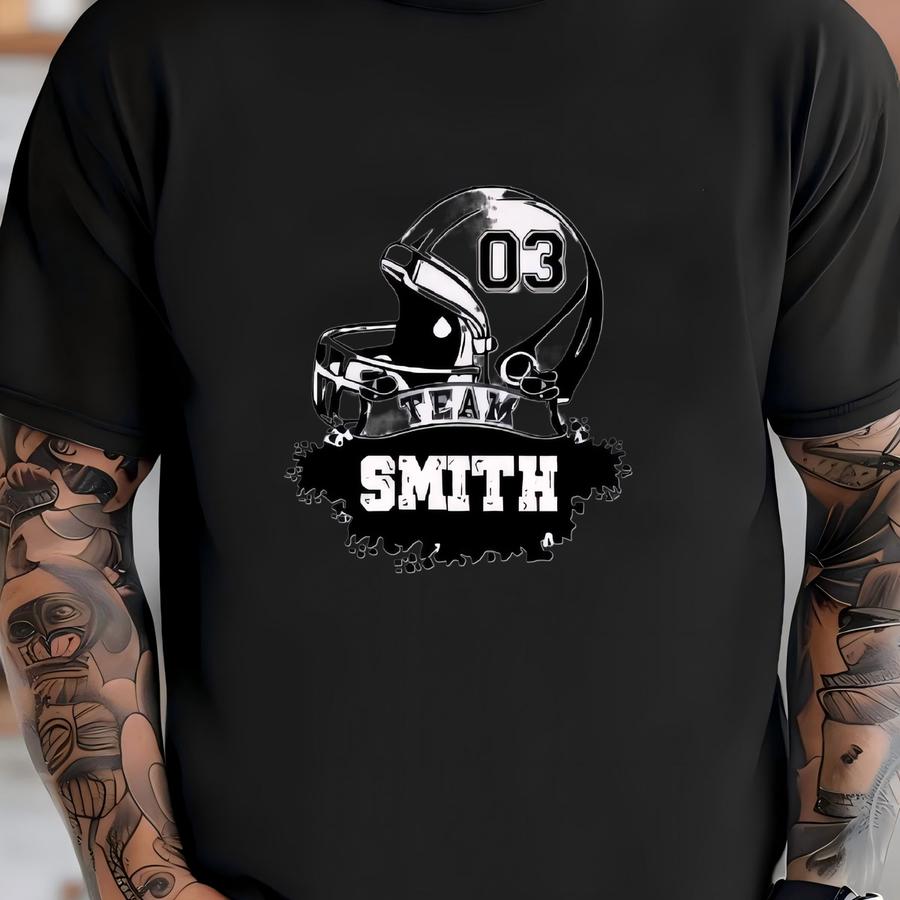 Custom Football Shirt, Team Name Shirt, Personalized Football Tee, Cheerleader Jersey, Custom Shirt, Family Football Jersey, Oilers Tee T-shirt