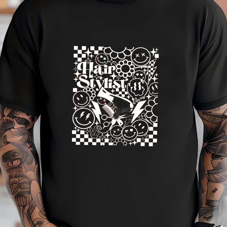 Custom Name Hair Stylist Hoodie: Hair Salon Gift T-shirt