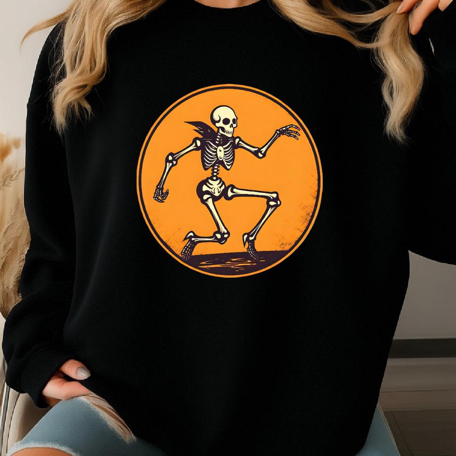 Skeleton Walk Shirt. Cute Skeleton Shirt. Skeleton Gift. Halloween Gift. Halloween Shirt. Monster Shirt. Horror Shirt. Horror Gift Sweatshirt