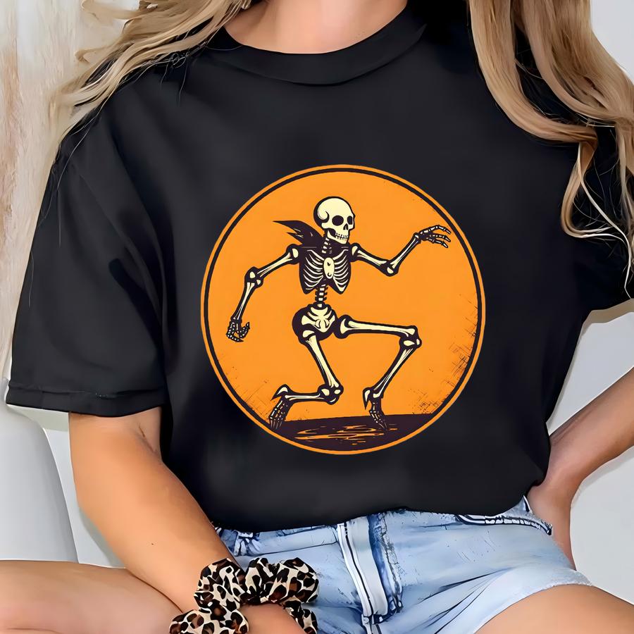 Skeleton Walk Shirt. Cute Skeleton Shirt. Skeleton Gift. Halloween Gift. Halloween Shirt. Monster Shirt. Horror Shirt. Horror Gift T-shirt