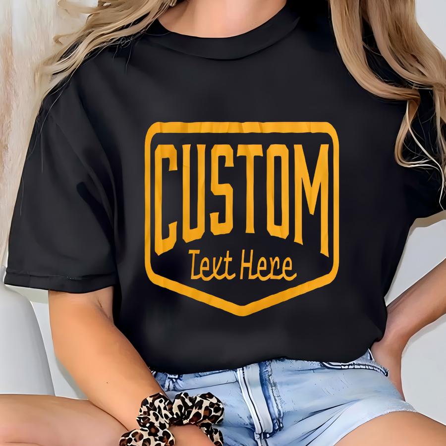 Custom City And State Or Logo Tshirt T-shirt