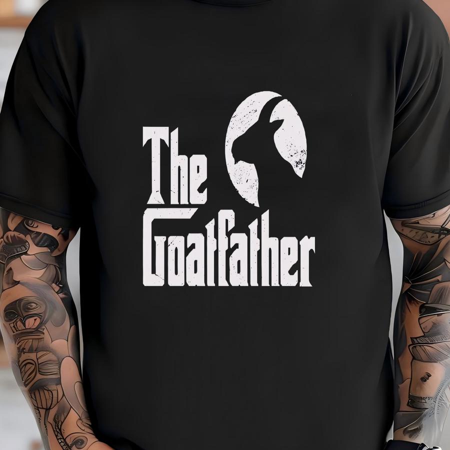 The Goatfather Hoodie: Funny Dad Gift, Animal Lover Tee T-shirt