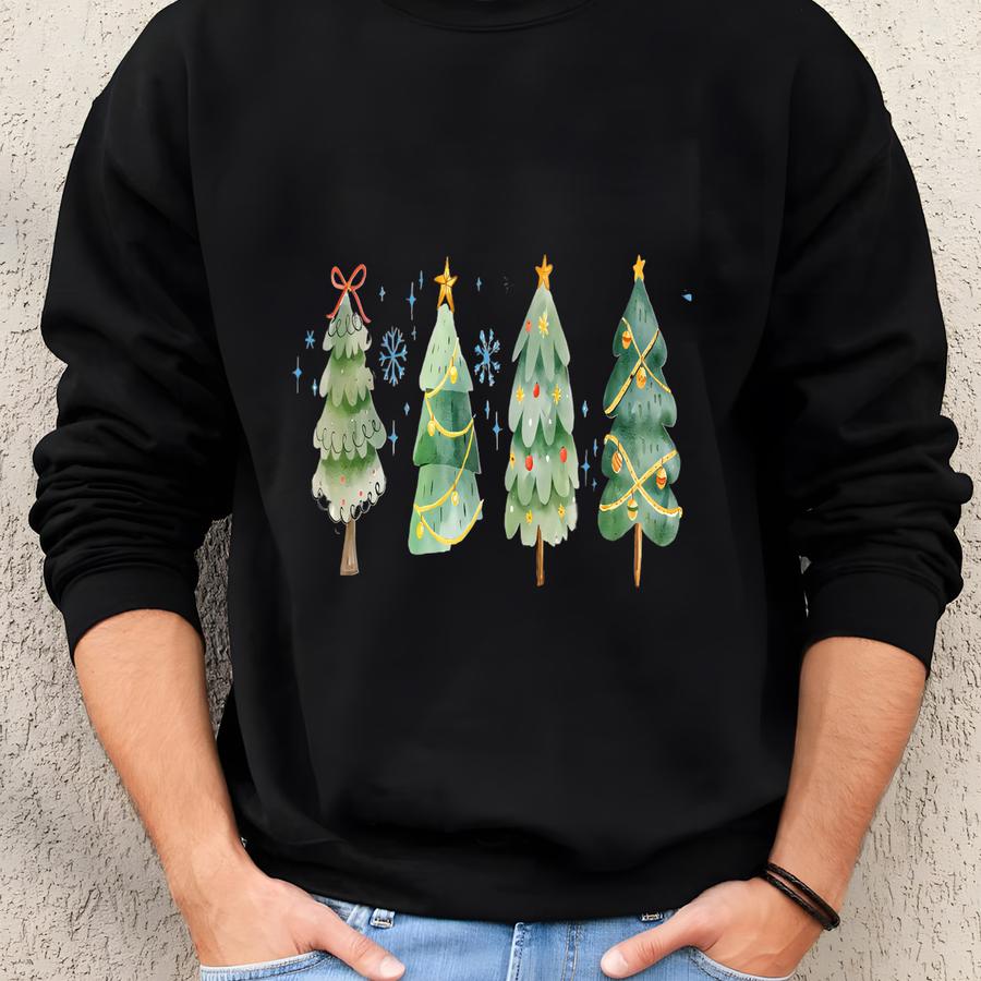 Christmas Tree Sweatshirt,christmas Sweatshirt,christmas Gifts, Chic Winter Hoodie,christmas Hoodie,holiday Sweatshirt, Pine Tree Sweatshirt Sweatshirt