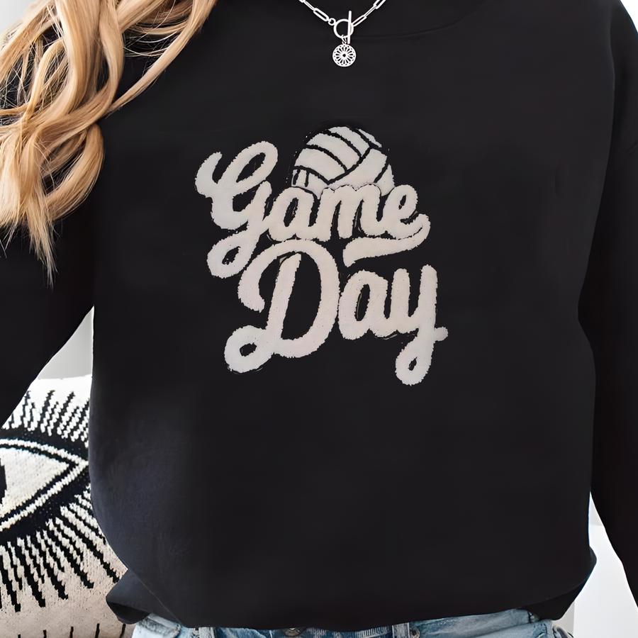 Game Day Volleyball Crewneck Sweatshirt, Volleyball Mom Shirt, Game Day Sweatshirt, Volleyball Sweatshirt, Game Day Shirt, Volleyball Gifts Sweatshirt