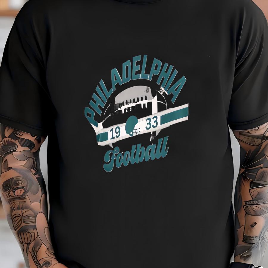 Philadelphia Football Vintage Pullover, Philly Eagle Throwback Sweatshirt, Unisex Eagle Crewneck, Philly Sport Fan Gift, Game Day Sweatshirt T-shirt