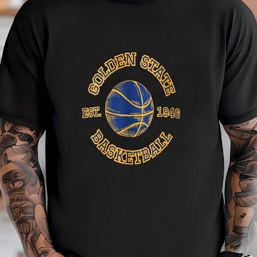 Unisex Golden State Basketball Crewneck Sweatshirt T-shirt