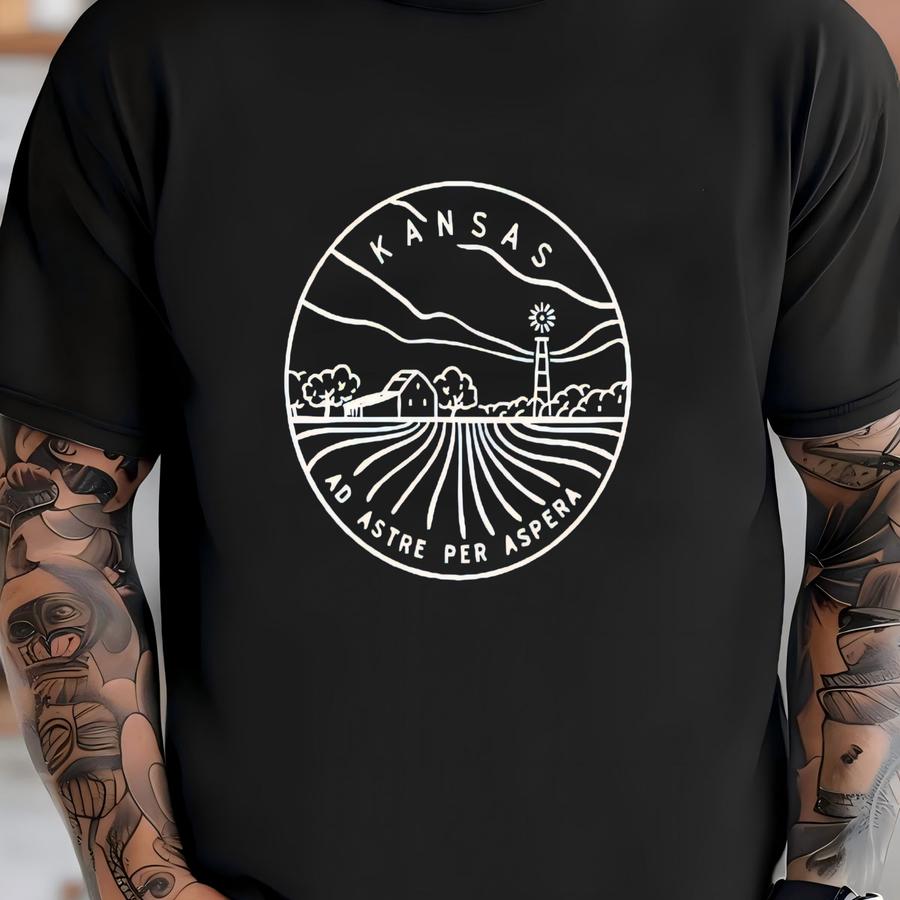 Kansas Souvenir Shirt: Kansas Travel Tee T-shirt