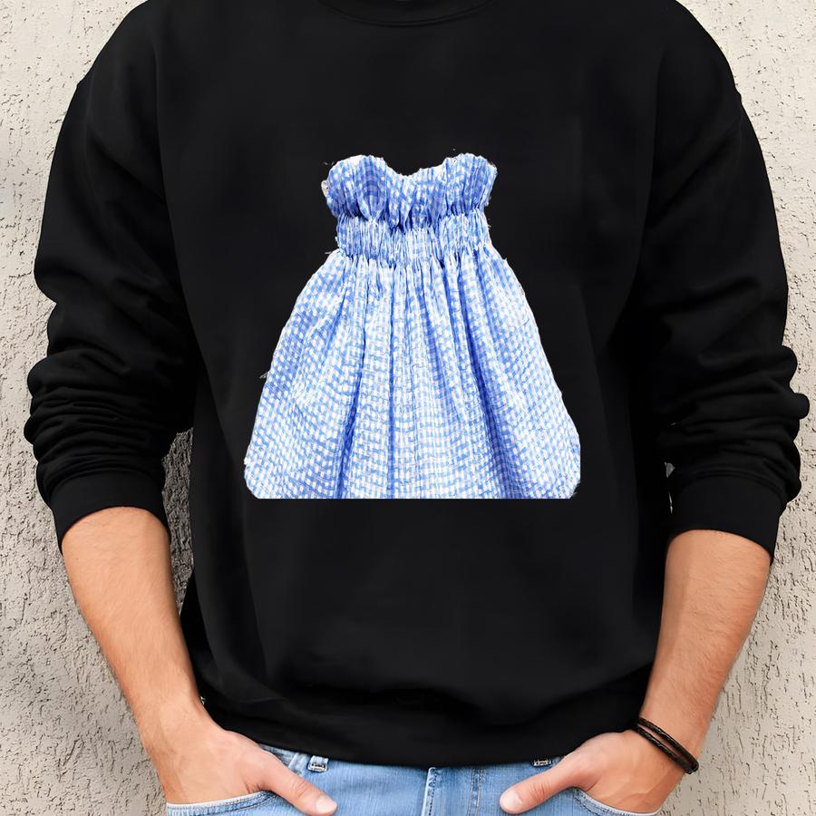 Personalized Dorothy Costume: Gingham Skirt Set, Wizard Of Oz Outfit Sweatshirt