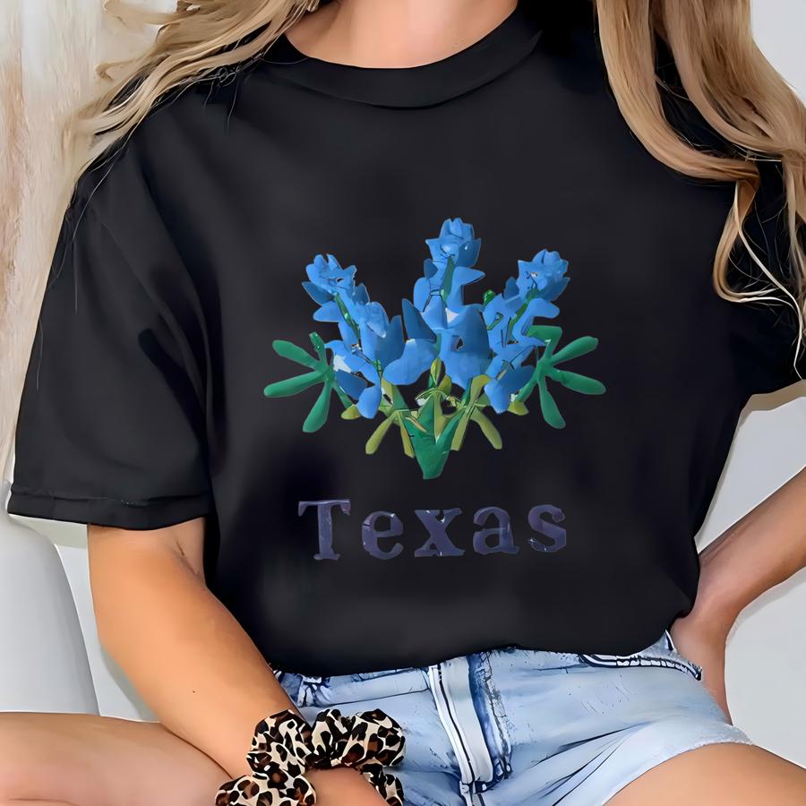 Texas Bluebonnets Hoodie, Texas Bluebonnets Hoodie, Texas Bluebonnets Shirt, State Flower Sweatshirt T-shirt
