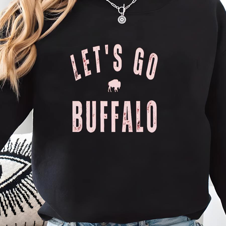 Buffalo Football Crewneck Sweatshirt, Buffalo Shirt, Lets Go Buffalo Sweatshirt, Buf 716 Shirt, Buffalo Football Gift, Buffalo Apparel Sweatshirt