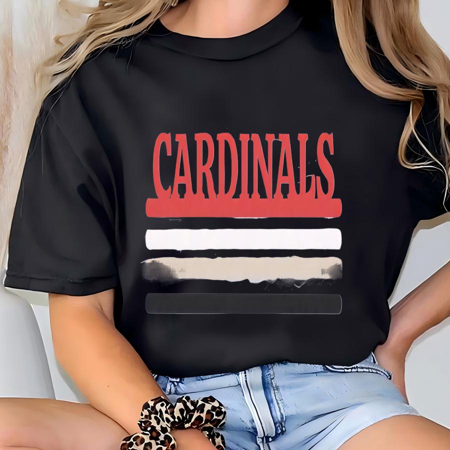 Cardinals Sweatshirt, Retro Cardinals Baseball Crewneck, Arizona Football Sweater St Louis Baseball Crew Neck, Christmas Gift, Vintage Cards T-shirt