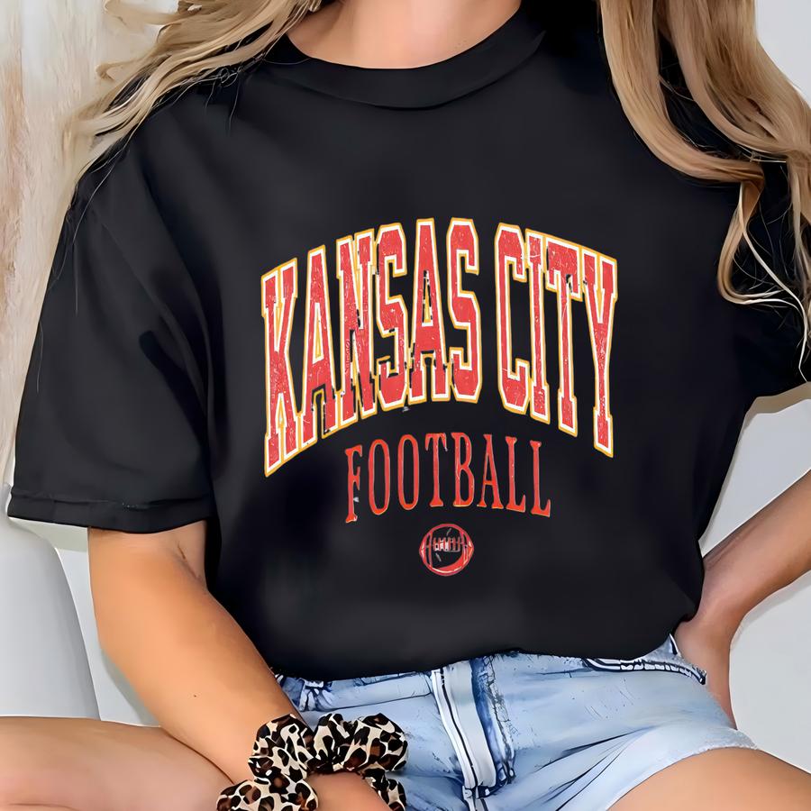Vintage Kansas City Football Sweatshirt | Kc Football Hoodie | Kansas City Fan Crewneck | Kc Jersey | Kansas City Champions T-shirt