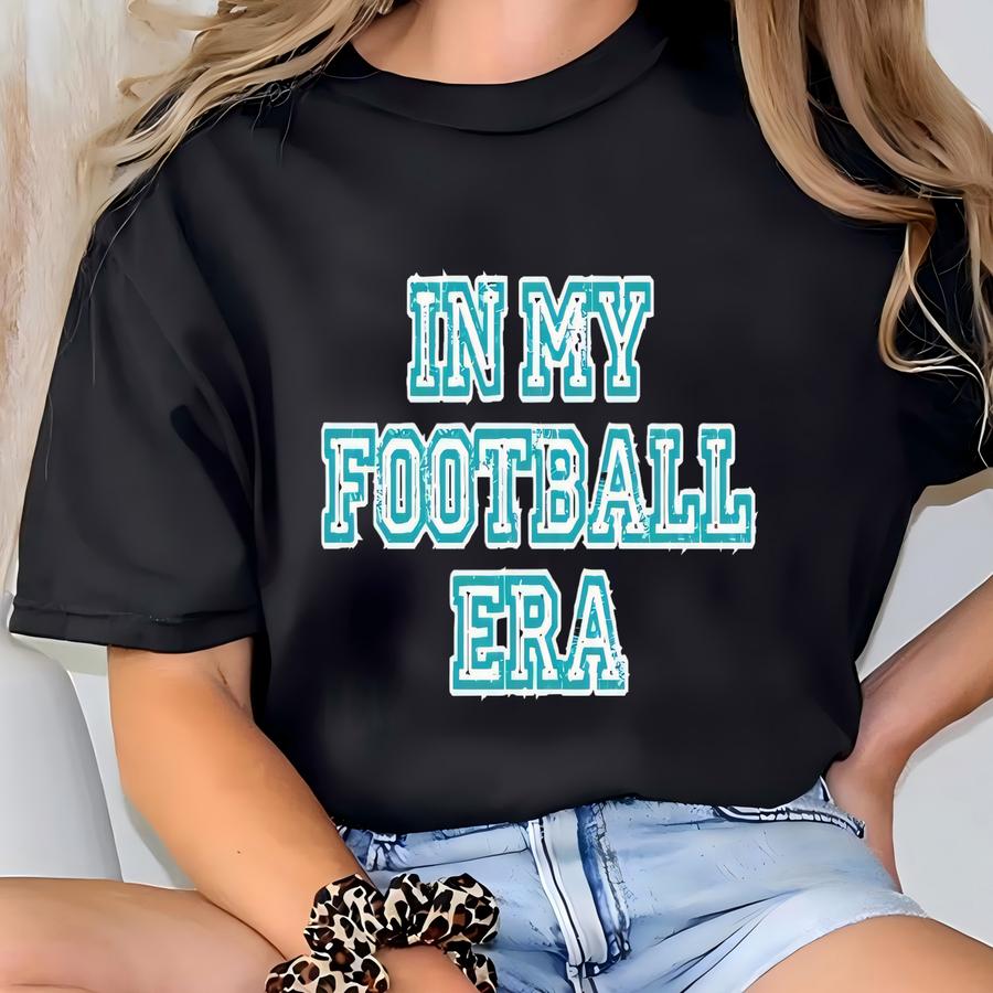 In My Football Era: Vintage-inspired Football Sweatshirt For Women, Varsity Style Football Crewneck Sweatshirt, Gift For Her T-shirt