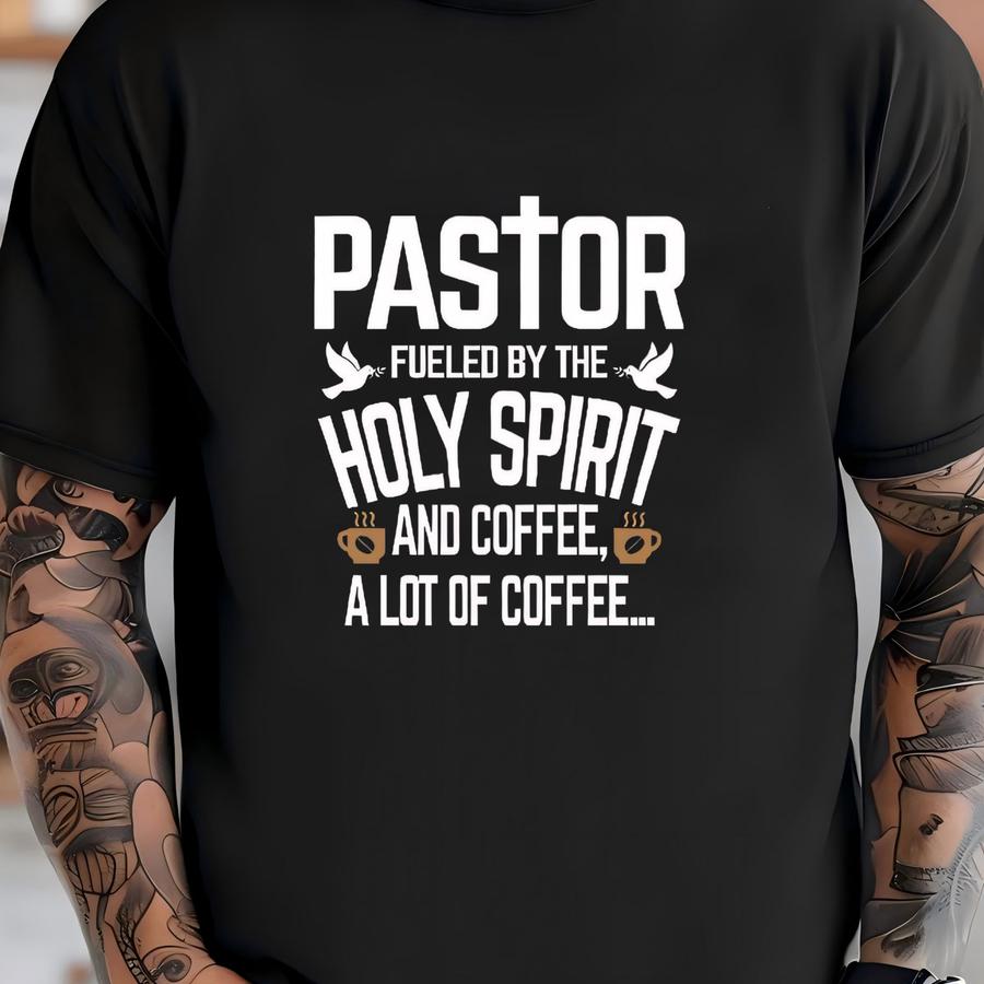 Funny Pastor Hoodie, Holy Spirit Coffee Design, Hoodies, Womens Shirt, Mens Tees, Long Sve, Tank Top, Sweatshirts T-shirt