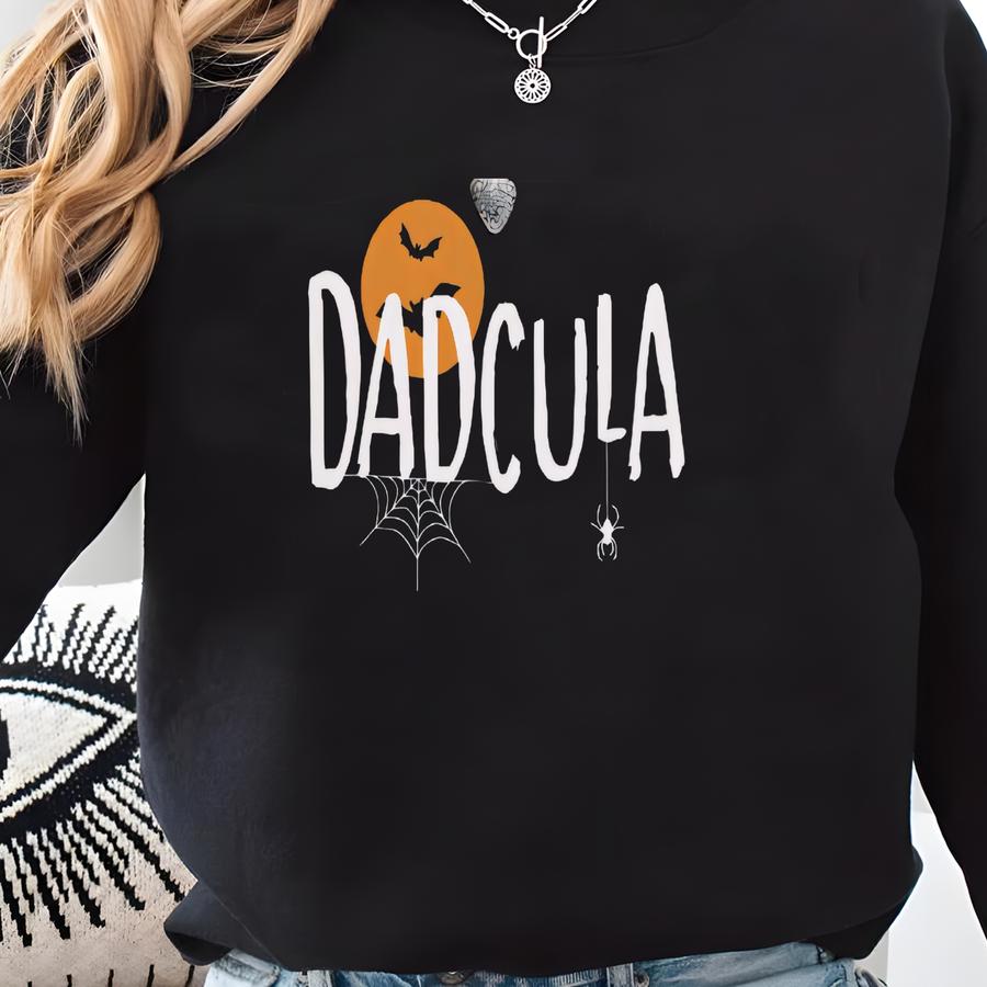 Dadcula Halloween Shirts For Dads - Available In Small To Big Tall 6xl - Choose Tshirts, Sweatshirts, Hoodies Or Long Sves Sweatshirt