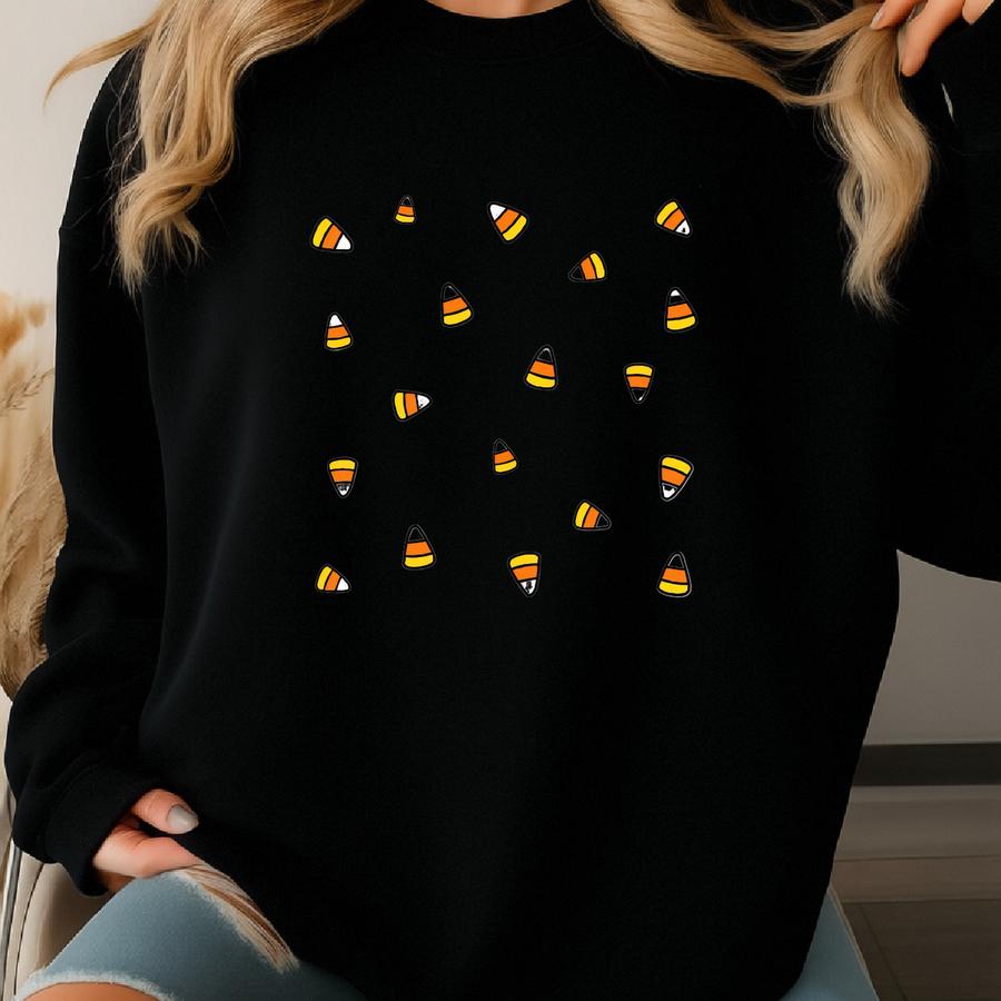 Candy Corn Tshirt, Candy Corn Shirt, Candy Corn Gift, Halloween Shirts For Women, Halloween Tshirt, Last Minute Halloween Costume Sweatshirt