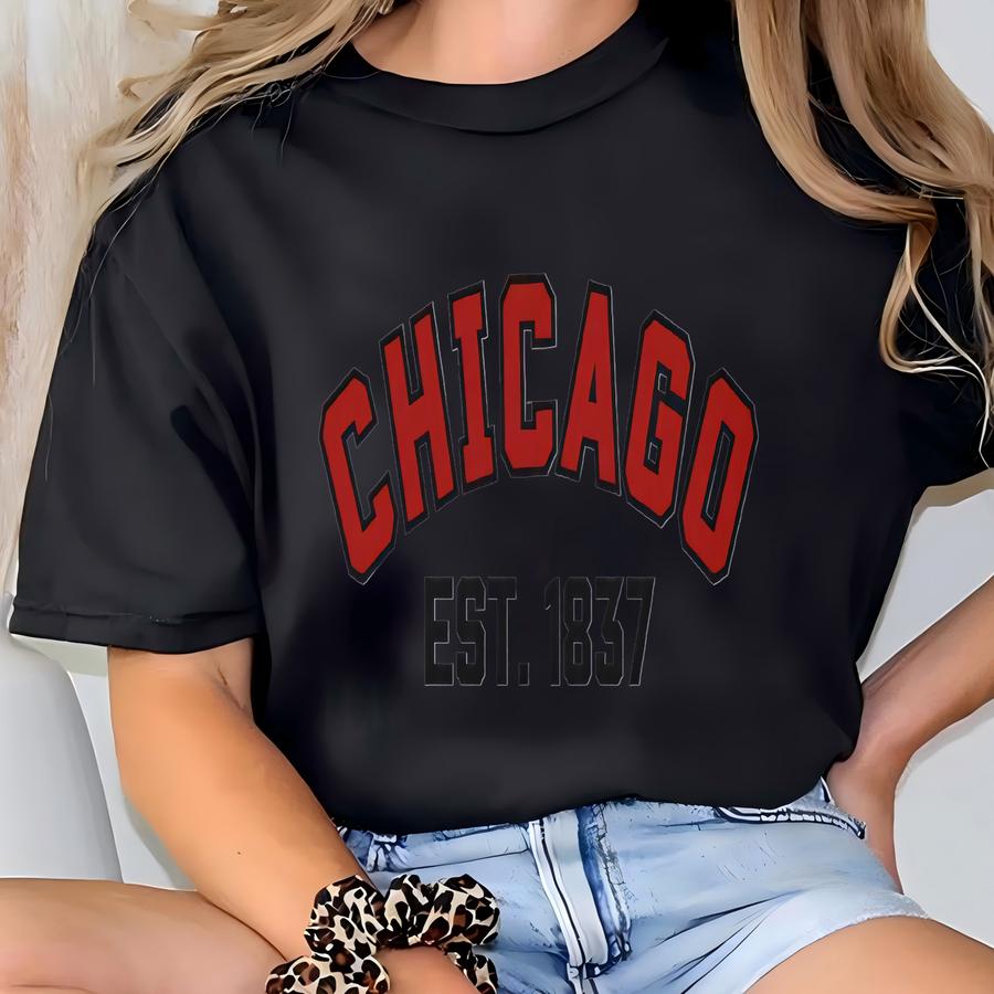 Chicago Sweatshirt, Unisex Heavy Blend™ Crewneck Sweatshirt, Illinois Crewneck, Chicago Gifts, Illinois Merch, Midwest Sweatshirts T-shirt
