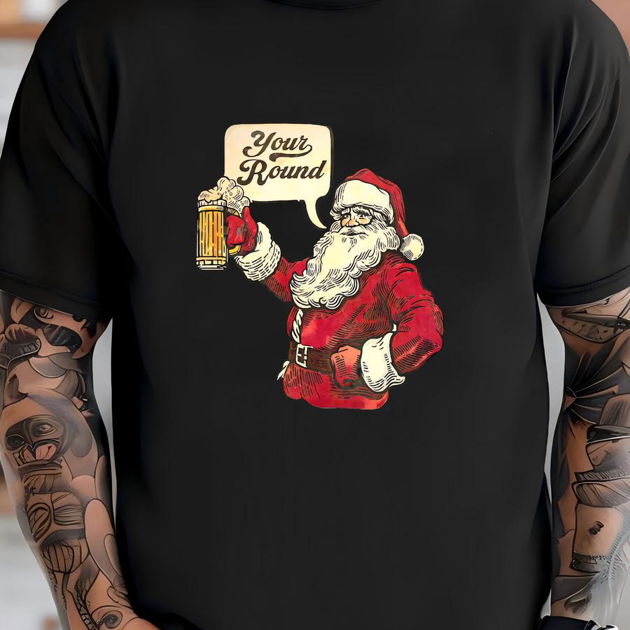 Retro Santa Sweater, Drunk Santa, Funny Christmas Sweater, Christmas Sweater Gift, Vintage Santa Sweater, Christmas Sweatshirt, Groovy Retro T-shirt
