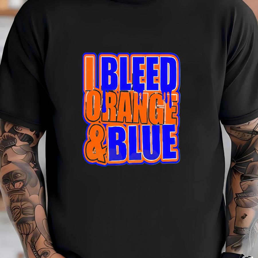 I Bd Blue Orange / Available In Tee, Crewneck, Hoodie, Tank, Long Sve T-shirt