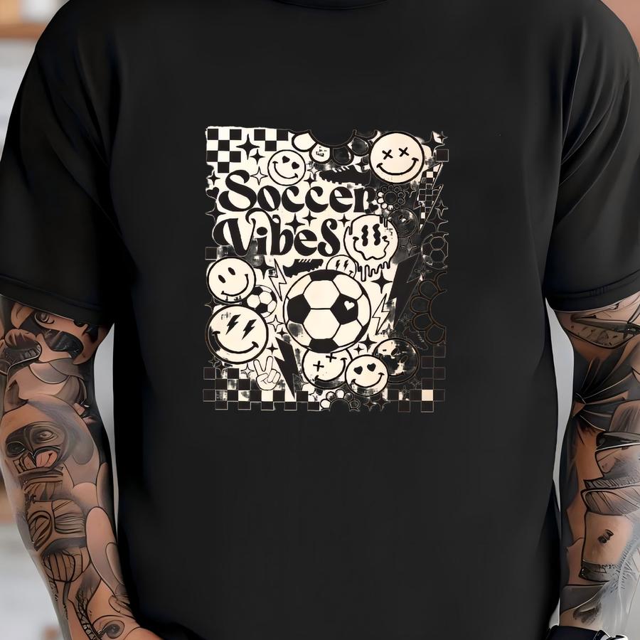 Soccer Vibes Shirt, Soccer Mom Shirt, Soccer Lover Shirt, Cool Soccer Tee, Sports Mom Shirt, Soccer Lover Mom, Soccer Birthday, Soccer Girl T-shirt