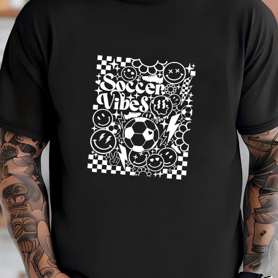 Soccer Vibes Sweatshirt: Soccer Fan Gift T-shirt