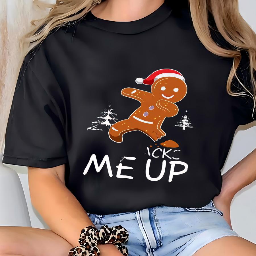 Christmas Couple Shirt, She's So Sweet, He Cracks Me Up, Christmas Matching Shirt, Gingerbread Shirt, Christmas Gift, Matching Couple Tee T-shirt