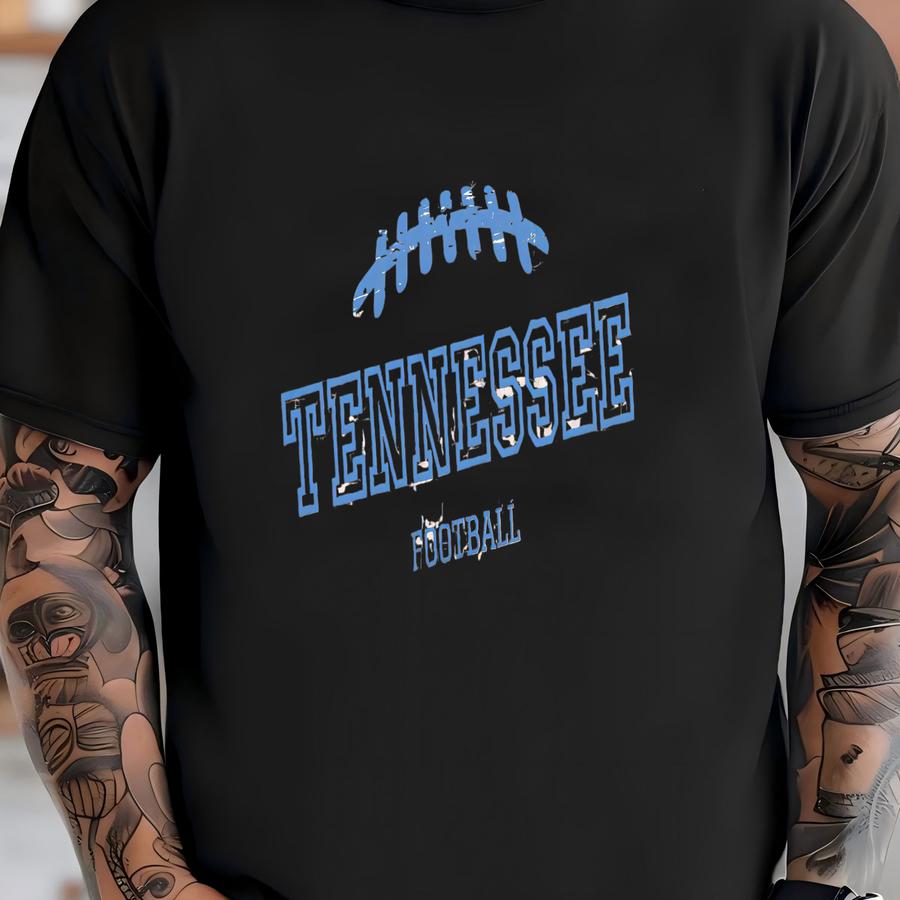 Tennessee Vintage Game Day Football Sweatshirt, Cute Long Sve Tennessee Shirt, Titans Retro 90s Style Crewneck, Tennessee Fan Gifts T-shirt