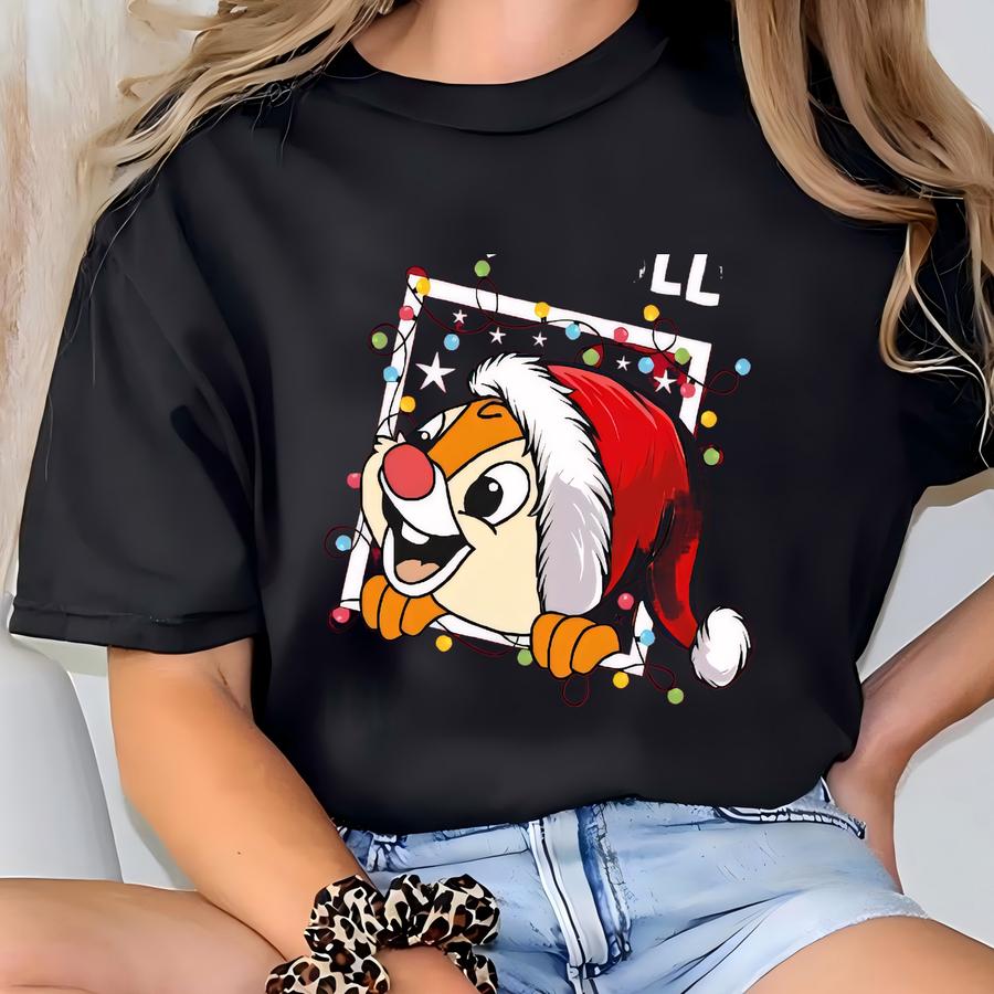 Chip Dale Double Trouble Christmas Shirt, Christmas Family Vacation Hoodie, Chipmunks Gifts, Christmas Tree Farm T-shirt