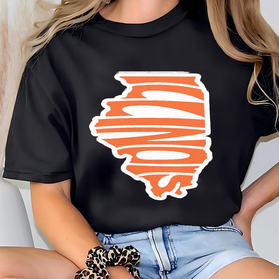 Illinois Sweatshirt, Illini Crewneck,unisex Heavy Blend™ Crewneck Sweatshirt, Illinois Pullover, Collegiate Sweatshirts, Midwest Gifts T-shirt