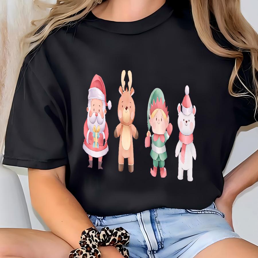 Christmas Bear Sweatshirt, Santa Sweatshirt, Christmas Hoodie,christmas Teddy Bear, Santa Hoodie,christmas Sweatshirt,christmas Gif T-shirt