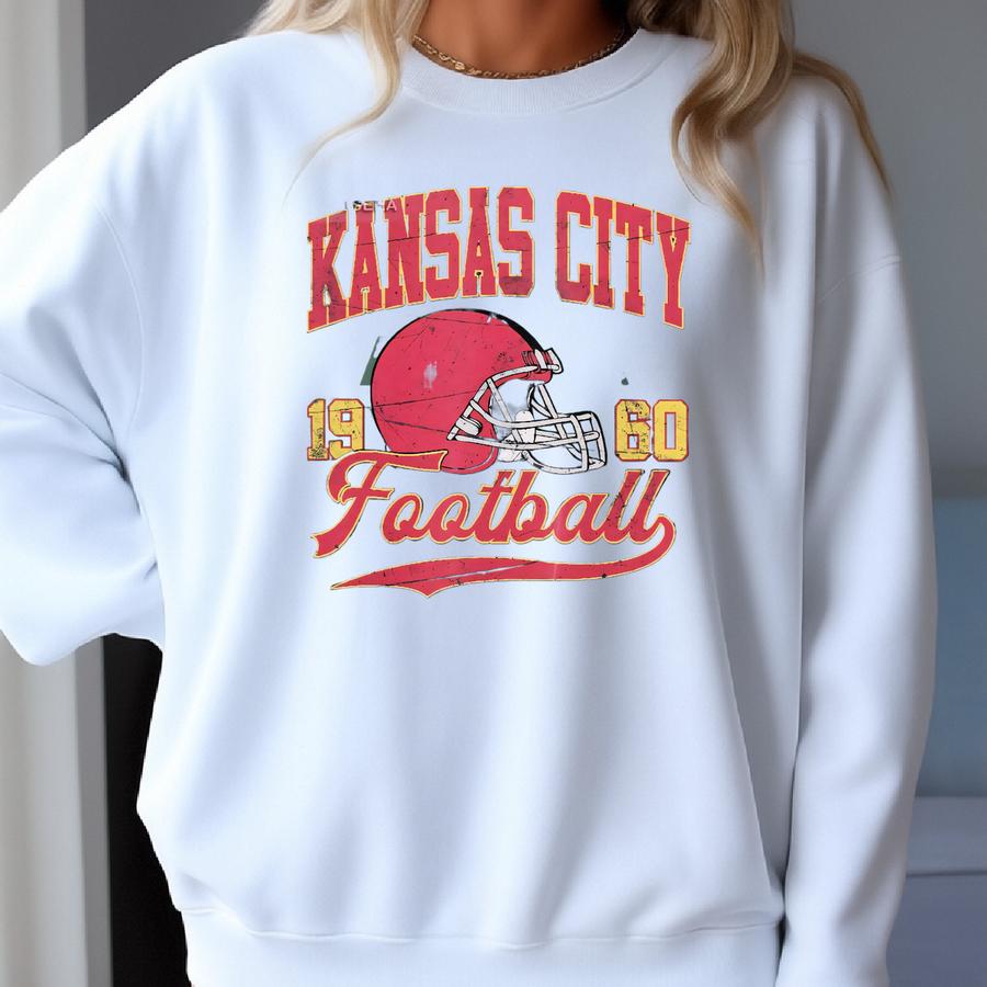Vintage Style Kansas City Football Crewneck Sweatshirt,kansas City Football Sweatshirt,womens Men Kansas City Shirt Gift Fse8 Sweatshirt Vintage Style Kansas City Football Crewneck Sweatshirt,kansas City Football Sweatshirt,womens Men Kansas City Shirt Gift Fse8 Sweatshirt