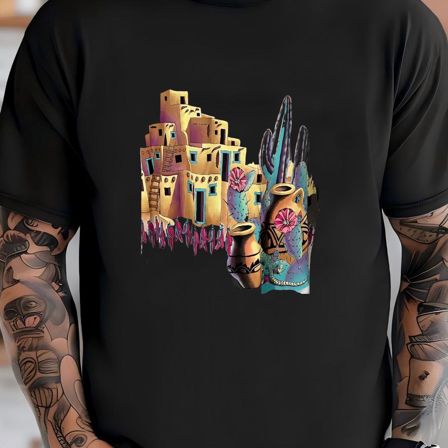 Totally 90s Habitat Layered Desert Aop Shirt - Sz Xl - Grunge Deadstock Wildlife Tee T-shirt