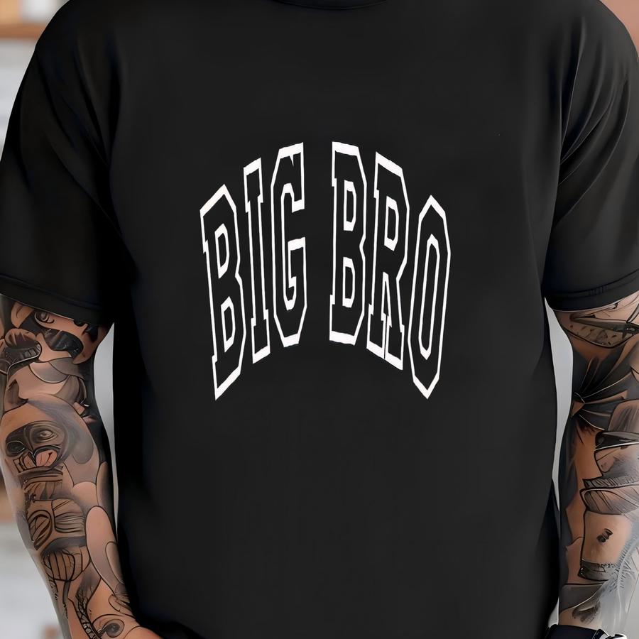Organic Cotton Big Bro Toddler Pullover Shirt, Promoted To Big Brother, Big Brother Gift, Sibling Pregnancy Reveal, Baby Announcement, Shirt