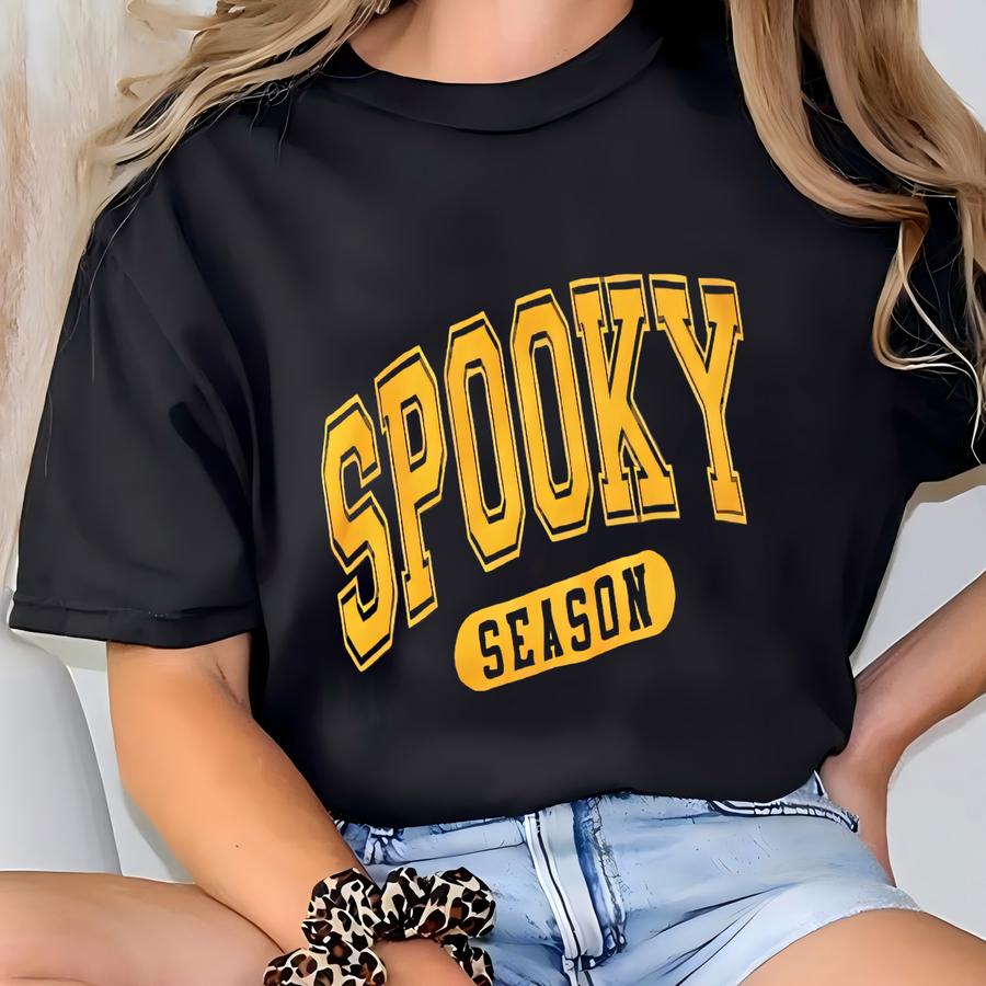 Spooky Season College - Gildan Crewneck Sweatshirt T-shirt