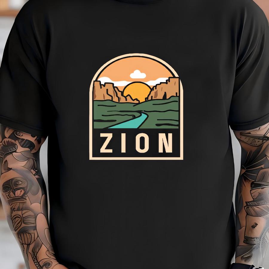Zion National Park Tee, Women's Shirts, Hoodies, Unisex Mens Top, Kids Toddler Apparel, Sweatshirts, Tank, Long Sve, Baby Bodysuit T-shirt