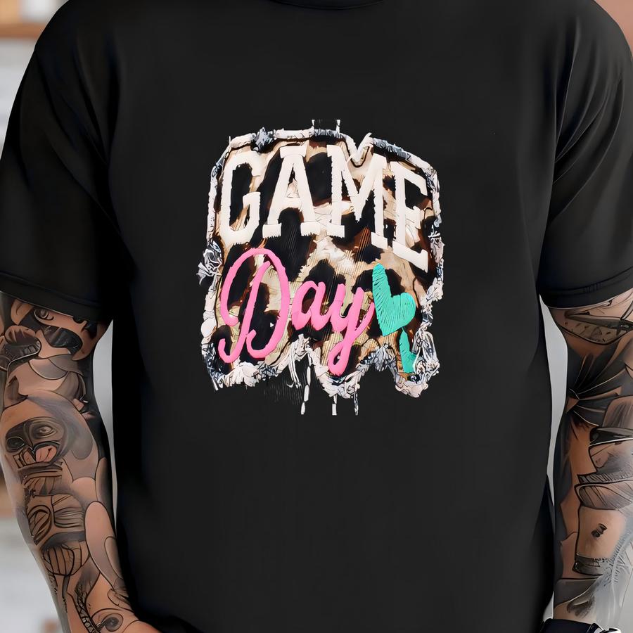 Gameday Vintage Baseball Cap: Leopard Print Patch, Kbethos, Ladies Cap T-shirt